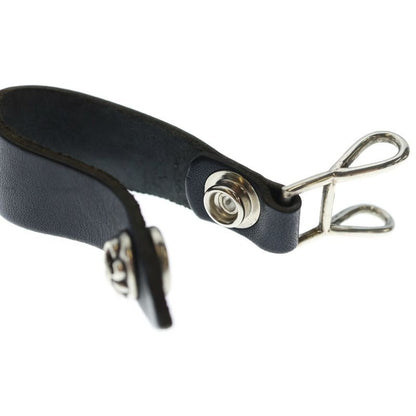 Chrome Hearts Belt Loop BS Button Leather Silver Black