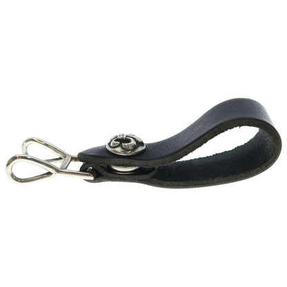 Chrome Hearts Belt Loop BS Button Leather Silver Black