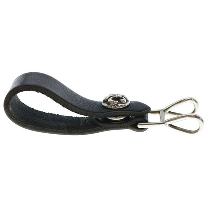 Chrome Hearts Belt Loop BS Button Leather Silver Black