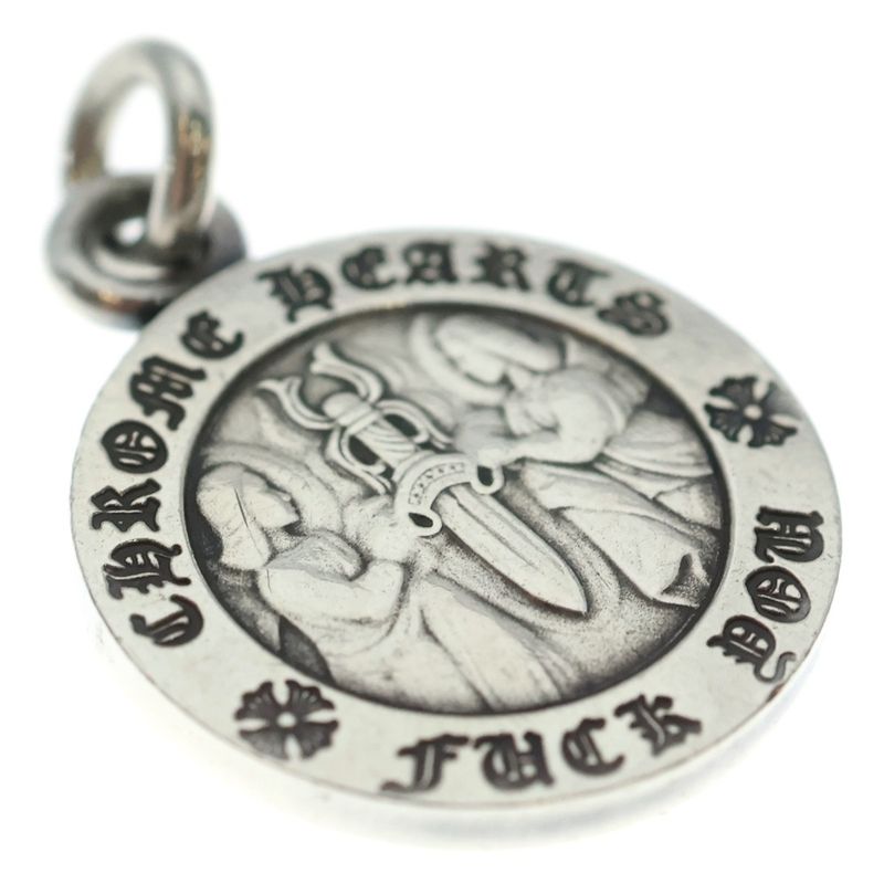 Chrome Hearts Chrm Angl Mdl V1 Angel Medal Charm Pendant Top