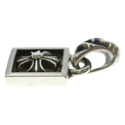Chrome Hearts Framed CH Plus Charm Silver Necklace Top