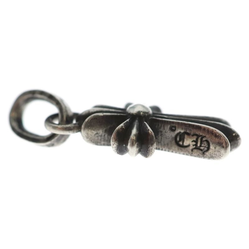 Chrome Hearts Crs Bbyfat Baby Fat Cross Pendant Top Silver