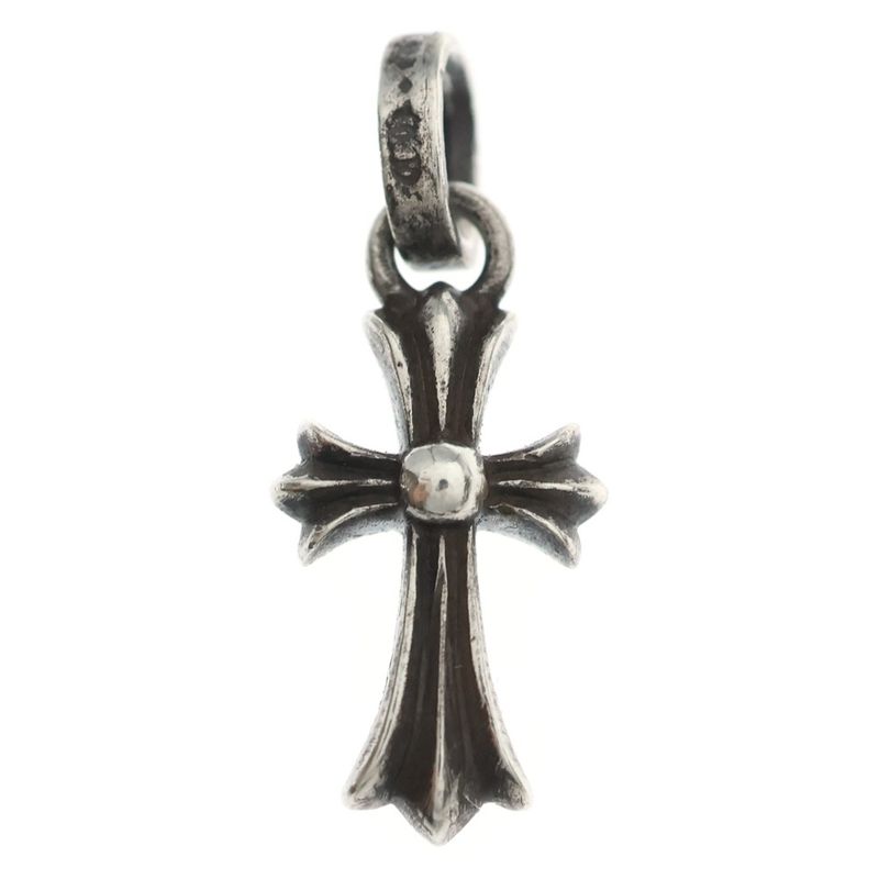 Chrome Hearts Crs Bbyfat Baby Fat Cross Pendant Top Silver