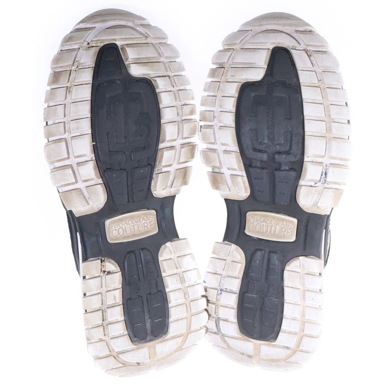 Versace Jeans Couture Trail Trek Chain Low Cut Sneakers Black