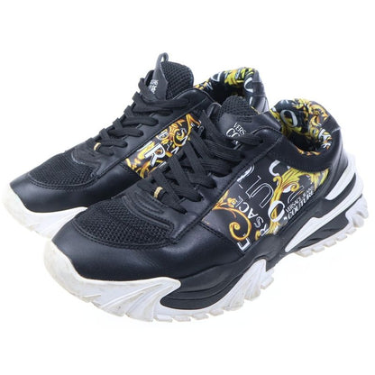 Versace Jeans Couture Trail Trek Chain Low Cut Sneakers Black