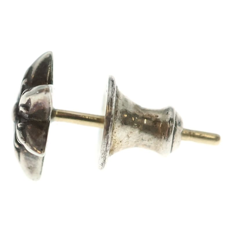 Chrome Hearts CO Star Stud Earrings Silver