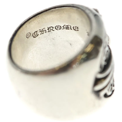Chrome Hearts Classic Oval Cross Ring Silver with