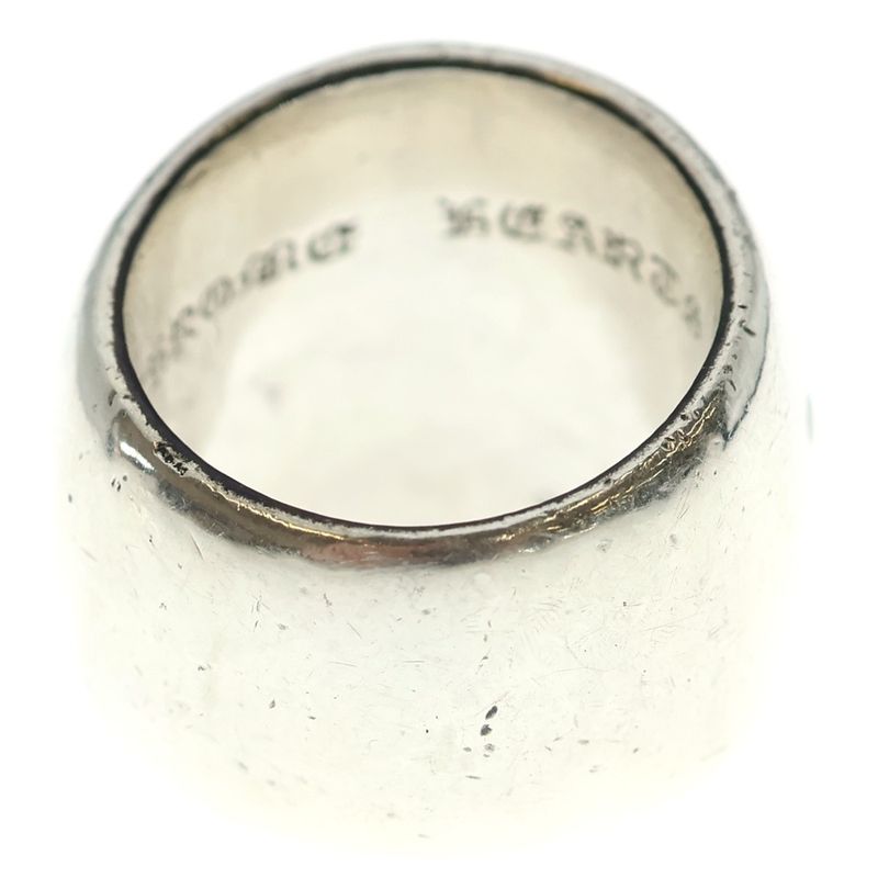 Chrome Hearts Classic Oval Cross Ring Silver with