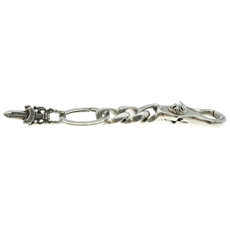 Chrome Hearts Clp Chn Classic-s Short Classic Link Key Chain Silver Necklace