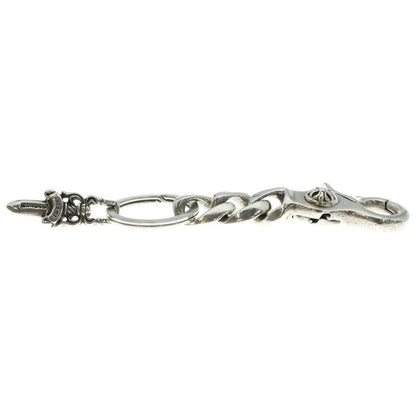 Chrome Hearts Clp Chn Classic-s Short Classic Link Key Chain Silver Necklace