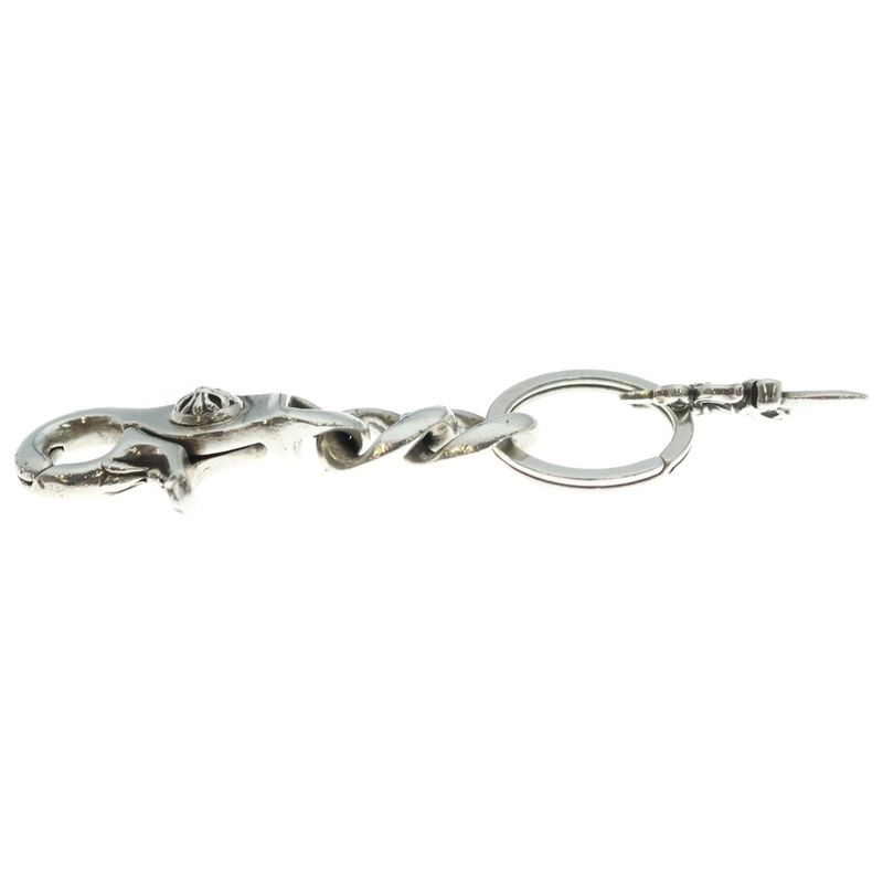 Chrome Hearts Clp Chn Classic-s Short Classic Link Key Chain Silver Necklace