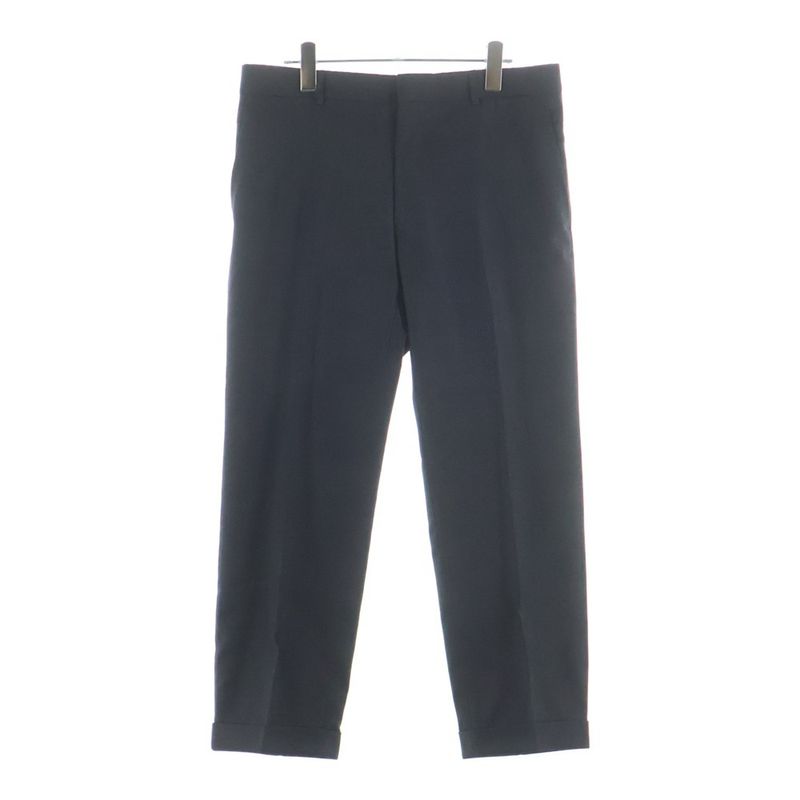 Hermes Cashmere Blend Wool Tailored Jacket Trousers Long Pants Set Suit Gray