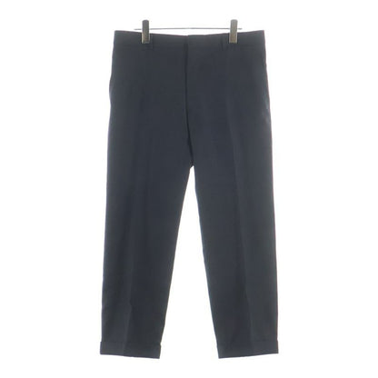 Hermes Cashmere Blend Wool Tailored Jacket Trousers Long Pants Set Suit Gray