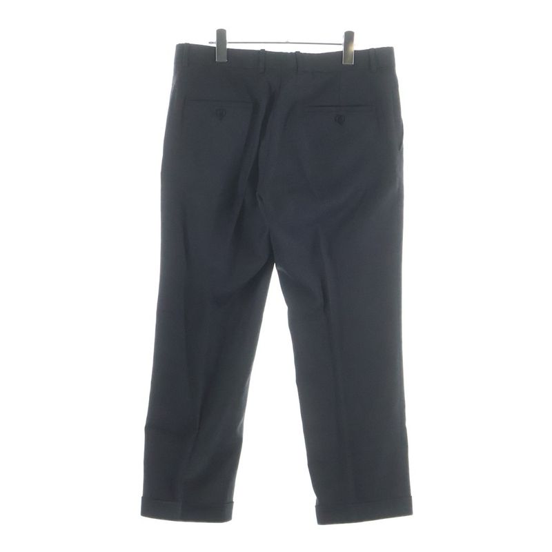 Hermes Cashmere Blend Wool Tailored Jacket Trousers Long Pants Set Suit Gray