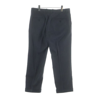 Hermes Cashmere Blend Wool Tailored Jacket Trousers Long Pants Set Suit Gray