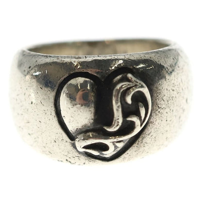 Chrome Hearts Heart in Band Ring Silver