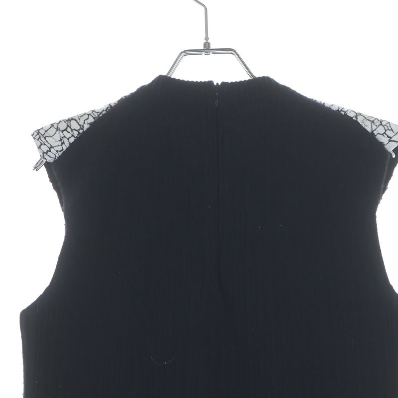 Balenciaga Crack Dress Black