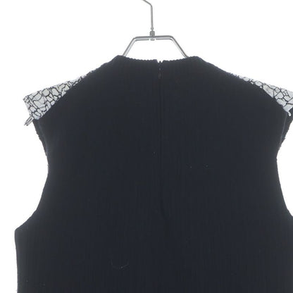 Balenciaga Crack Dress Black