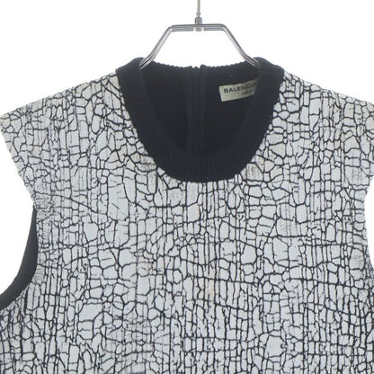 Balenciaga Crack Dress Black