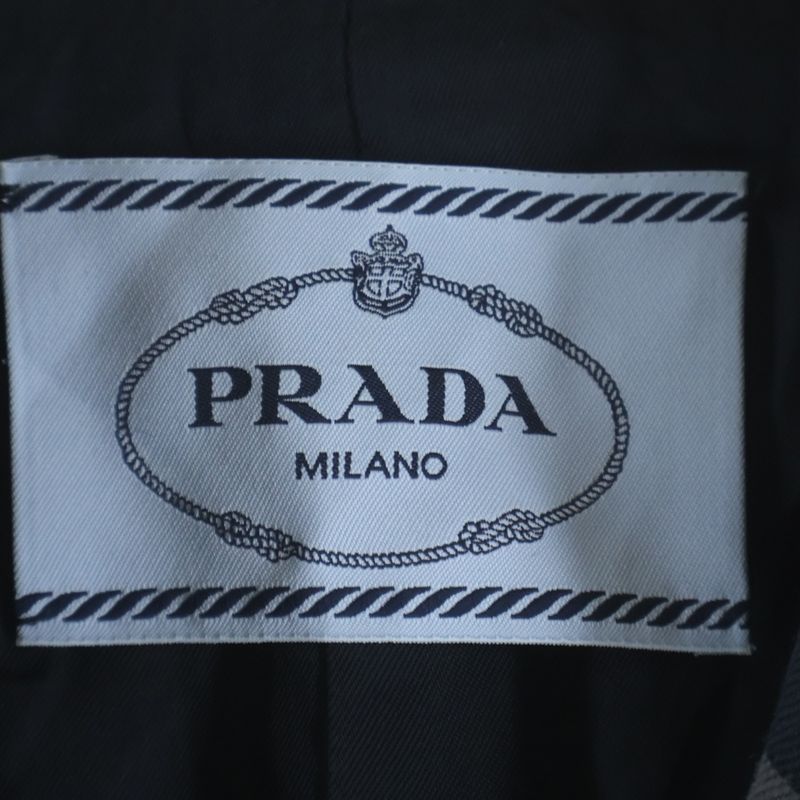 Prada Tailored Jacket Border Gray