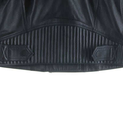 Fendi Gold Edition Studded Leather Jacket Black S8k