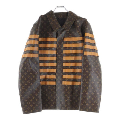 Louis Vuitton Monogram LV Toile Military Jacket Brown Lsr