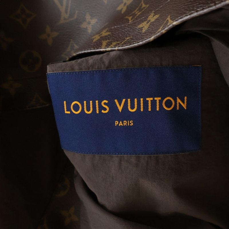 Louis Vuitton Monogram LV Toile Military Jacket Brown Lsr