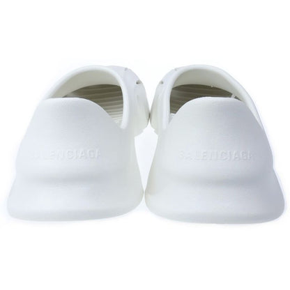 Balenciaga Mold Closed Rubber Sandals White