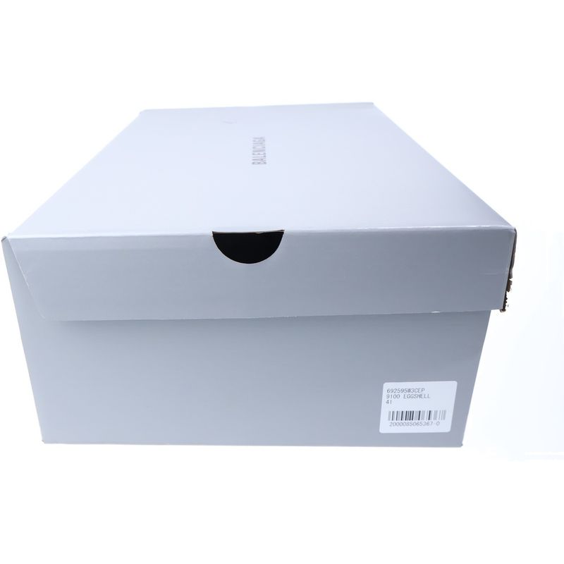 Balenciaga Mold Closed Rubber Sandals White