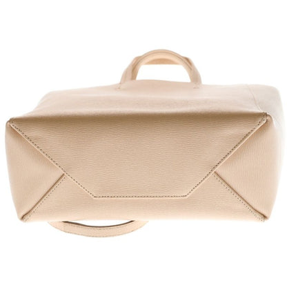 Celine Vertical Cover Small 2-Way Shoulder Bag Tote Pink Beige Leather Gold