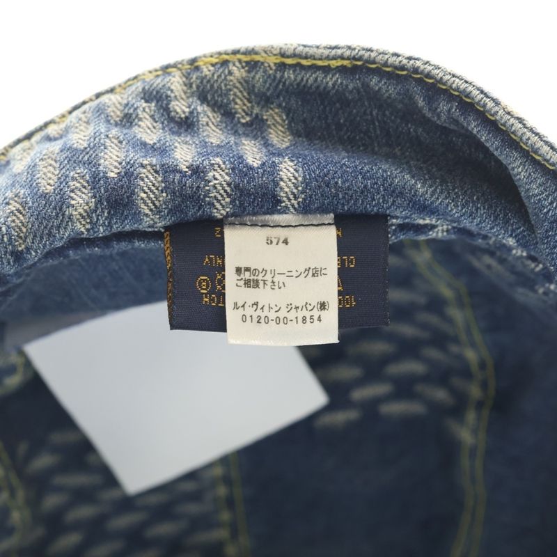 Louis Vuitton Pone Denim Bucket Hat Indigo