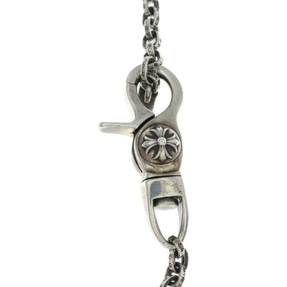 Chrome Hearts Chn Paper Tbar Long T Bar Chain Wallet Silver