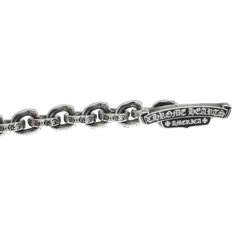 Chrome Hearts Chn Paper Tbar Long T Bar Chain Wallet Silver