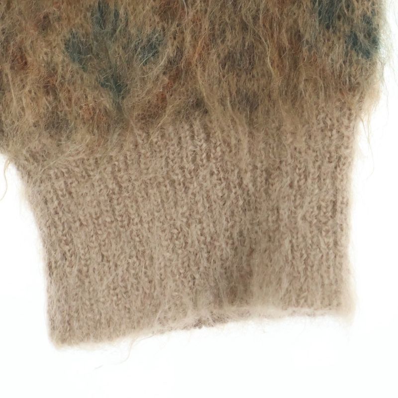 Louis Vuitton Mohair Knit Sweater Brown