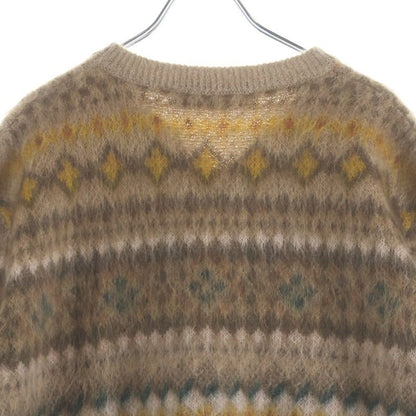 Louis Vuitton Mohair Knit Sweater Brown