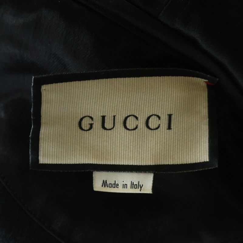 Gucci Chenille Embroidered Velvet Hoodie Pullover Black Sweater