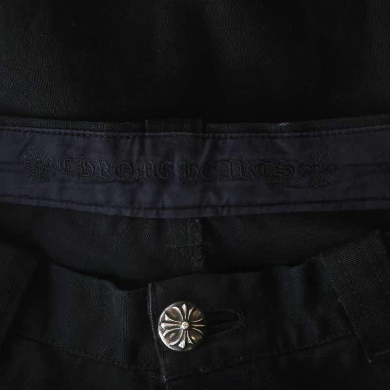 Chrome Hearts Carpenter Cnvs Blk Long Pants