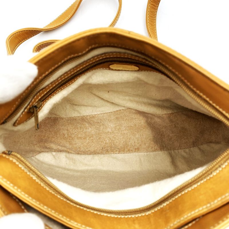 Gucci Micro GG Shoulder Bag Leather Brown Vintage