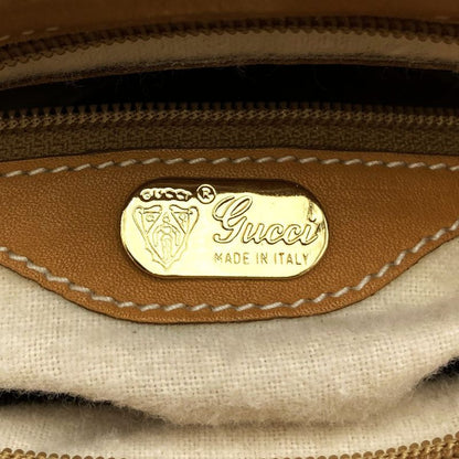 Gucci Micro GG Shoulder Bag Leather Brown Vintage