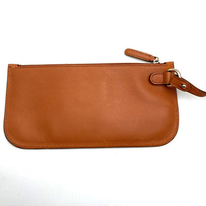 Gucci Gucc Tote Diamante Leather Canvas Orange