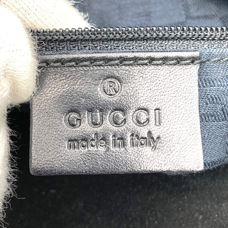 Gucci Shoulder Bag Suede Black