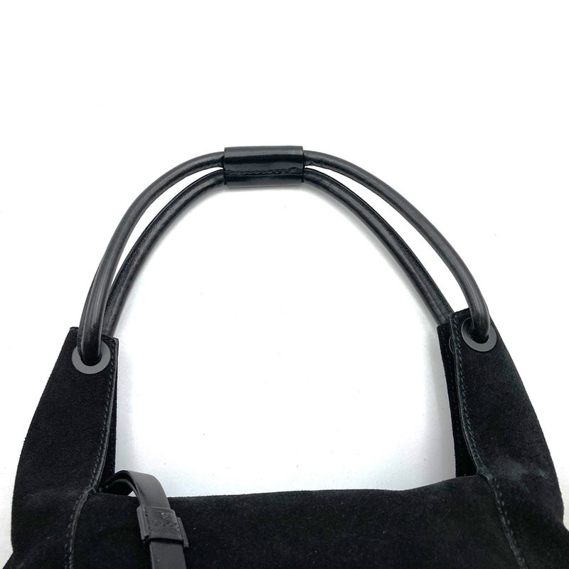 Gucci Shoulder Bag Suede Black