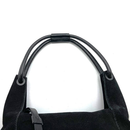 Gucci Shoulder Bag Suede Black