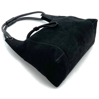 Gucci Shoulder Bag Suede Black