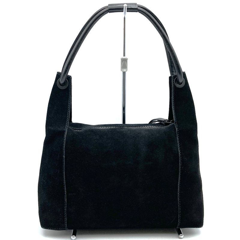 Gucci Shoulder Bag Suede Black