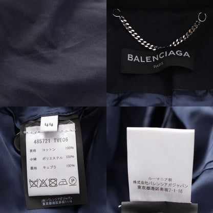 Balenciaga Cotton Tailored Stainless Steel Coat