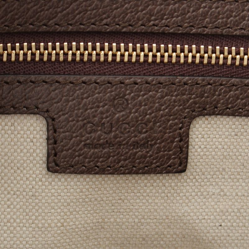 Gucci Ophidia GG Supreme 2-Way Shoulder Boston Bag Beige