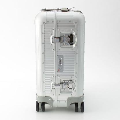 Gucci Fpm GG Supreme Canvas Aluminum Trolley Cabin Carry Case Suitcase Silver