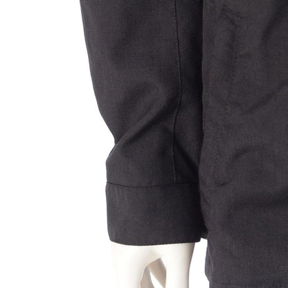Prada Sports Hood Zip Up Double Zip Nylon Jacket Dark Gray Black