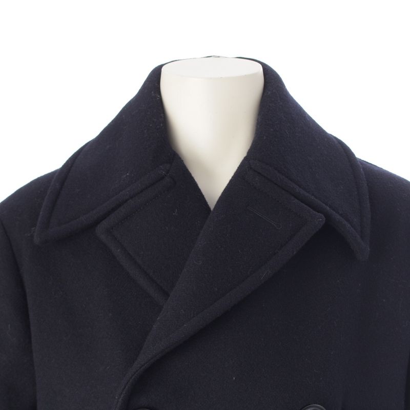 Gucci Sherry Wool Cotton Double Breasted Peacoat